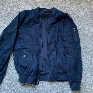 Navy bomber jacket